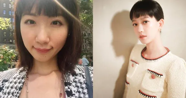 廣告小妹(左)對於孟耿如的道歉文不以為意。(圖/廣告小妹、孟耿如臉書)