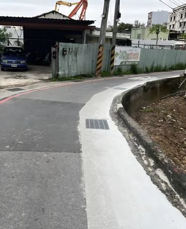 ▲金城一路125巷新建排水溝工程。(圖/新竹市政府提供)