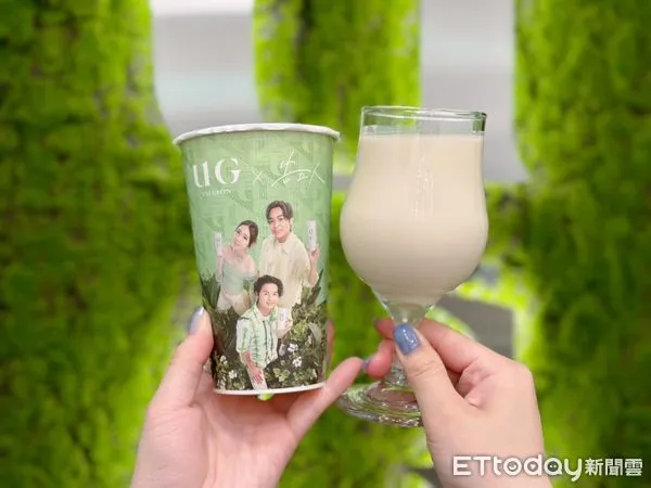▲▼UG樂己推告五人聯名「哈瓜奶茶」 。(圖/記者蕭筠攝)