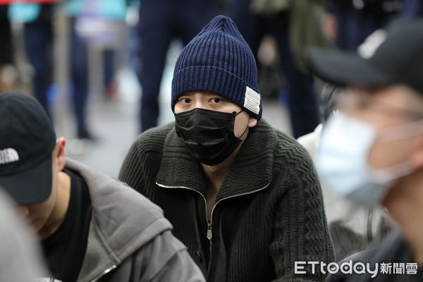 ▲▼藝人王大陸報到入伍服替代役。(圖/記者湯興漢攝)