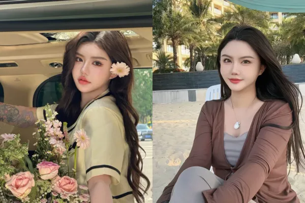 ▲▼陸百萬網紅韓安冉「鼻孔小到呼吸困難」。(圖/翻攝自小紅書/韓安冉Abby)