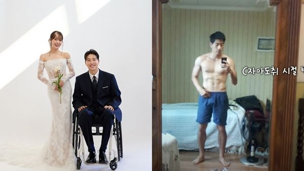 ▲▼朴偉2014年因意外導致癱瘓,2024年把女星宋枝恩娶回家。(圖/翻攝自朴偉IG/YouTube)