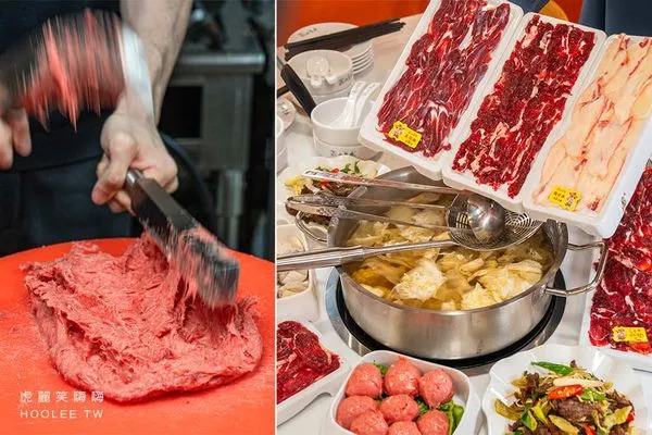 ▲▼山皇牛潮汕溫體牛肉火鍋(高雄)肉控必吃涮牛肉!產地直送多達10種部位,老饕推薦胸口油及手打牛肉丸。(圖/部落客虎麗授權提供)
