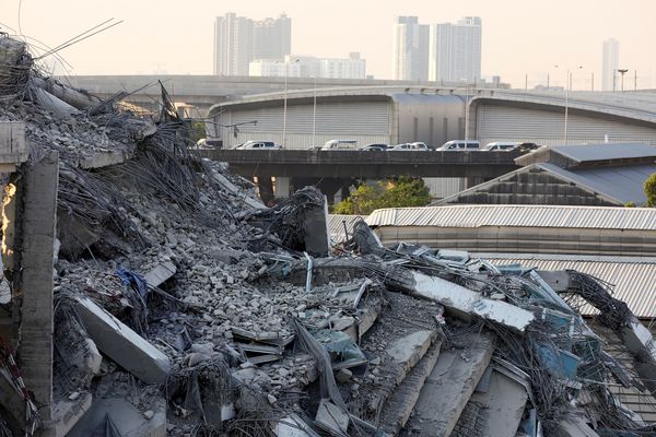 ▲▼緬甸,地震,強震,泰國,曼谷。(圖/路透)