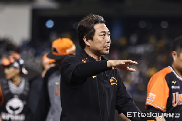 ▲統一獅總教練林岳平。(圖/記者林敬旻攝)