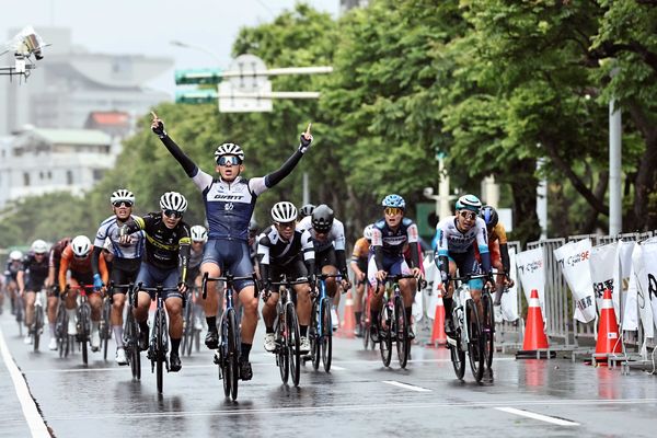 ▲96聯賽天母站冠軍小將李靖烽、96聯賽天母站冠軍小將李靖烽,一口氣囊括三件領旗衫、96聯賽天母站女子菁英組冠冠軍黃亭茵。(圖/96自由車聯賽提供)