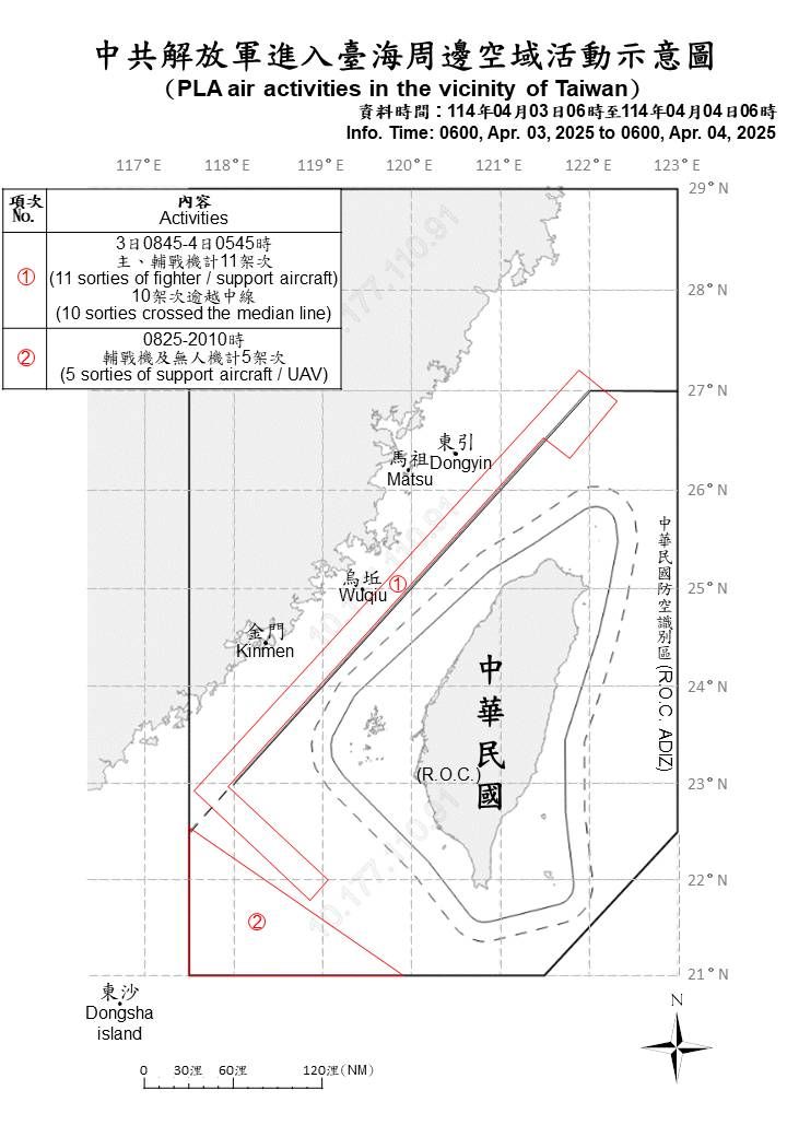 ▲▼共機動態。(圖/國防部提供)