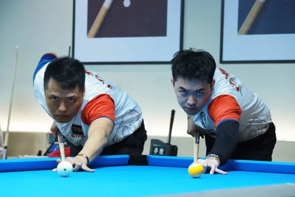 ▲世界運動會男子撞球項目,台灣國手張榮麟(左)與吳坤霖、網路人氣球星江水淨出賽首戰落入敗部、CTPBA職業撞球巡迴賽,參賽選手蘇憶雲。(圖/CTPBA提供)