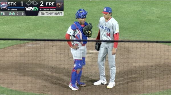 ▲▼林維恩初登板。(圖/截自MiLB TV)