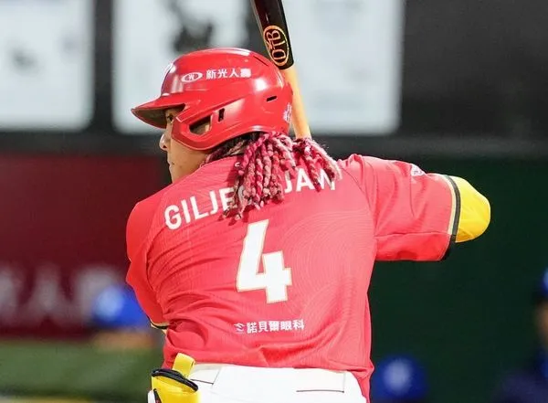 ▲味全龍隊吉力吉撈.鞏冠。(圖/味全龍隊提供)