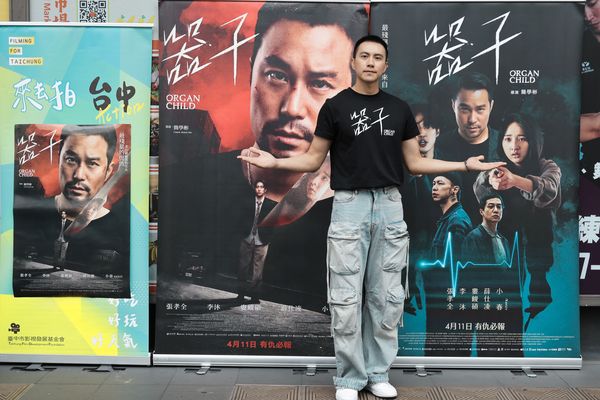 ▲小春、潘君侖到台中參與《器子》活動。(圖/華映娛樂提供)