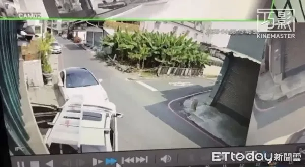 ▲▼分手一週爆衝突!賓士男開車來回猛撞前女友轎車 。(圖/記者賴文萱翻攝)