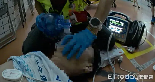 ▲長治消防分隊員救回男子一命 。(圖/記者陳崑福翻攝)