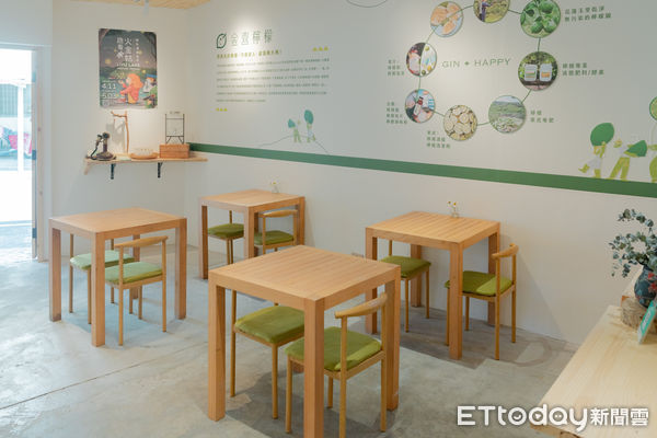 ▲「金喜檸檬」返鄉青年透過空間改造升級場域形象,打造結合展售、教室與體驗活動。(圖縱管處堤供下同)