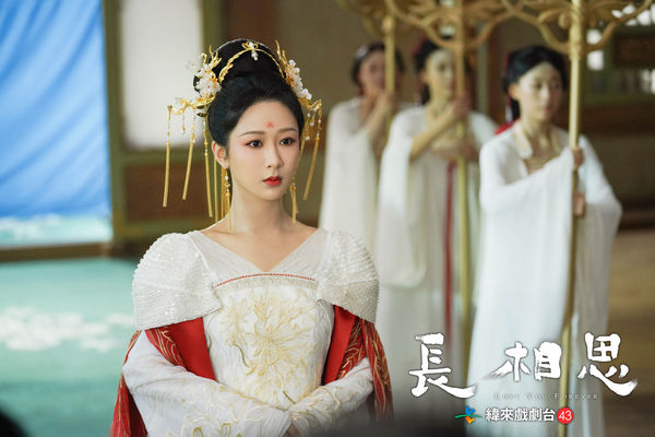 ▲楊紫在《長相思》情纏王弘毅、張晚意、鄧為、檀健次。(圖/緯來戲劇台提供)