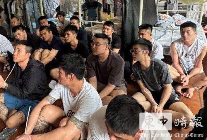 ▲▼柬埔寨遣返500名中國、台灣詐欺犯。(圖/翻攝自柬中時報)