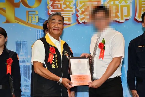 ▲▼李姓偵查佐曾在2024年榮獲績優警察 。(圖/翻攝臉書蘆洲警園)