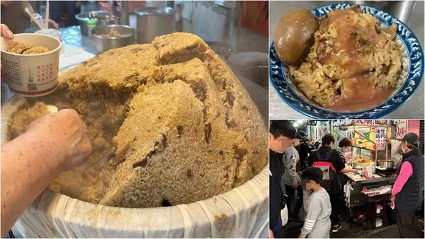 ▲▼太順油飯,市場早餐來一套魯蛋油飯尬赤肉湯。(圖/部落客陳小可授權提供)
