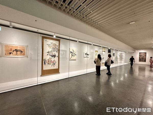 ▲▼台灣水墨藝術大師李奇茂百年冥誕,國立歷史博物館舉行「李奇茂百年展」。(圖/記者林育綾攝)