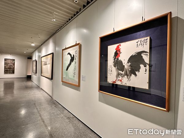 ▲▼台灣水墨藝術大師李奇茂百年冥誕,國立歷史博物館舉行「李奇茂百年展」。(圖/記者林育綾攝)