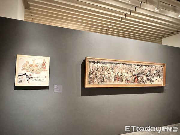 ▲▼台灣水墨藝術大師李奇茂百年冥誕,國立歷史博物館舉行「李奇茂百年展」。(圖/記者林育綾攝)