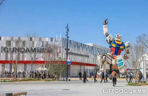 ▲▼大阪萬博等身大鋼彈,萬代南夢宮「GUNDAM NEXT FUTURE PAVILION」鋼彈館。(圖/記者蔡玟君攝)