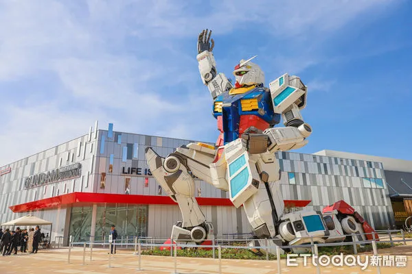 ▲▼大阪萬博等身大鋼彈,萬代南夢宮「GUNDAM NEXT FUTURE PAVILION」鋼彈館。(圖/記者蔡玟君攝)