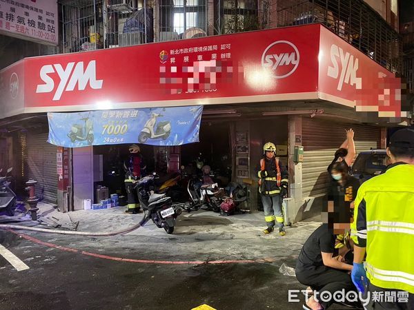 ▲▼電動車起火 。(圖/記者陸運陞翻攝)