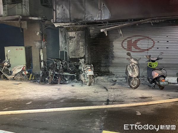 ▲▼電動車起火 。(圖/記者陸運陞翻攝)