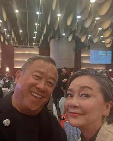 ▲▼葉子楣出席曾志偉壽宴。(圖/翻攝自IG)