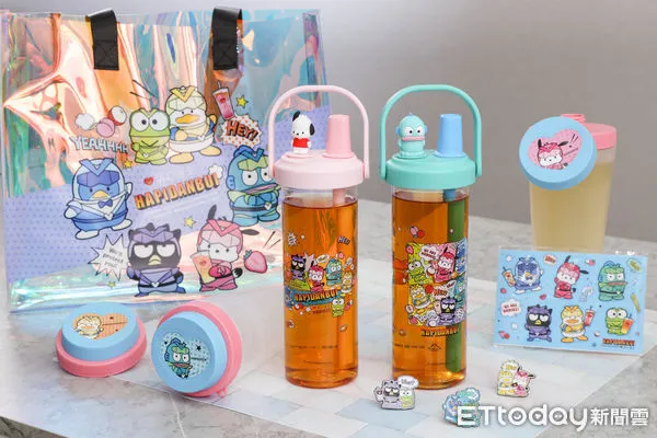 ▲▼清心福全找來三麗鷗男團「HAPIDANBUI」聯名。(圖/清心福全提供)