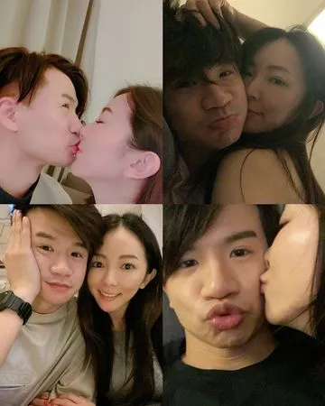 ▲梁釗峰認愛。(圖/翻攝自梁釗峰女友IG)