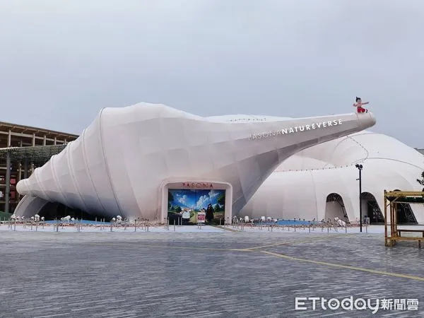 ▲PASONA NATUREVERSE展館是熱門展館。(圖/記者張佩芬攝)
