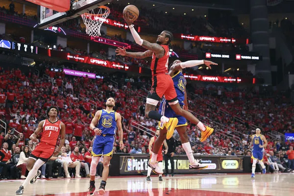 ▲火箭格林、勇士巴特勒。(圖/路透)