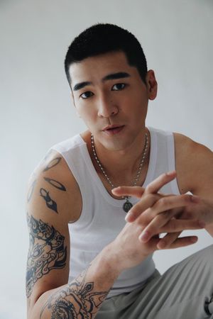 ▲涂善存為戲剃平頭。(圖/佳葳娛樂提供)