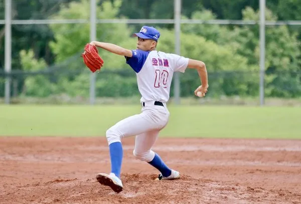 ▲金門農工洪嘉恩11K精彩完封。(圖/學生棒聯提供)