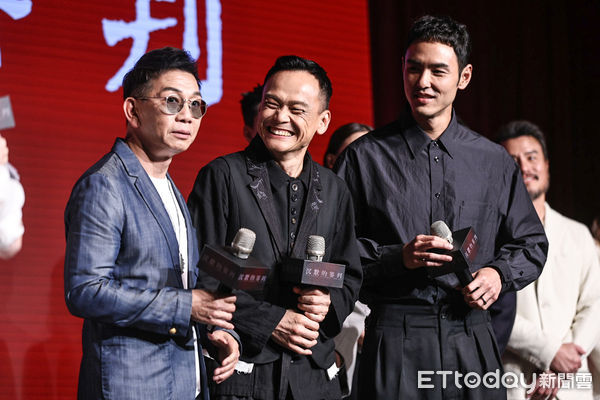 ▲袁富華、陳以文、阮經天出席《沉默的審判》媒體發布會。(圖/記者林敬旻攝)