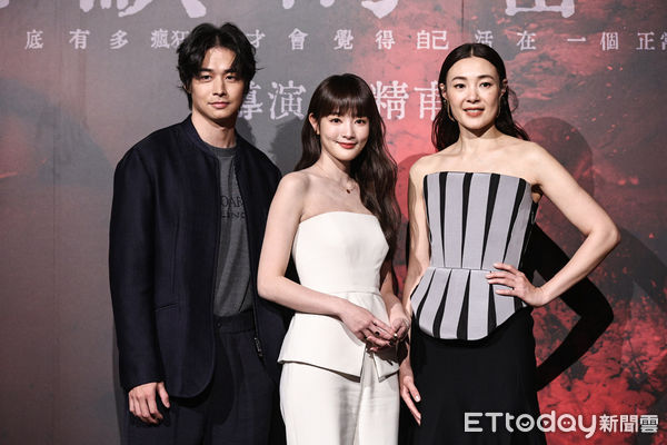 ▲林敬倫、王淨、曾珮瑜出席《沉默的審判》媒體發布會。(圖/記者林敬旻攝)