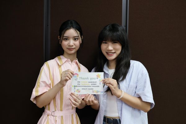 ▲于卉喬近況曝光,受邀至國立臺灣大學童癌童語服務社演講。(圖/光意娛樂提供)