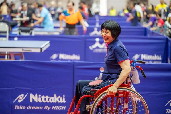 ▲▼從廚房到球場!臺灣最強桌球阿嬤「盧碧春」再披戰袍拼世壯運金牌。(圖/新北市體育局提供)