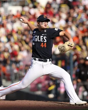 ▲韓華鷹20歲後援投手金瑞鉉。(圖/截自韓華鷹官方粉絲團)