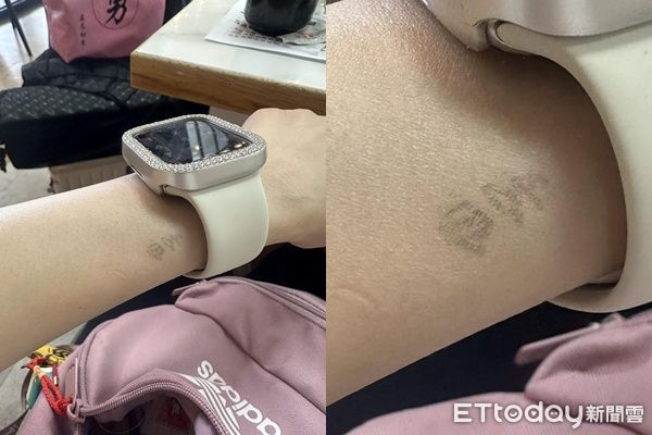 ▲火鍋店等白沙屯媽起駕!她「手腕突現2字」急問何意 網洗版狂猜。(圖/原PO授權引用)