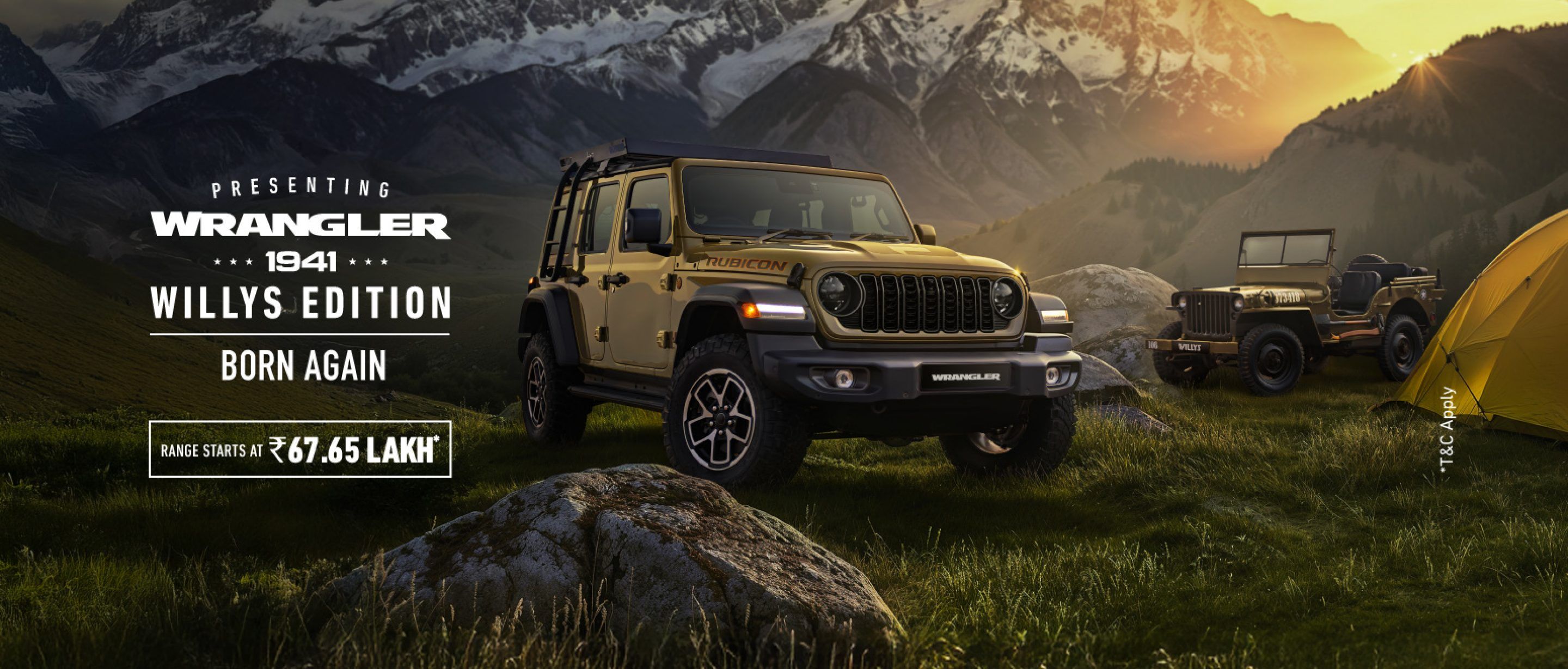 ▲Jeep Wrangler 1941 Willys Edition限量特仕版。(圖/翻攝自Jeep)