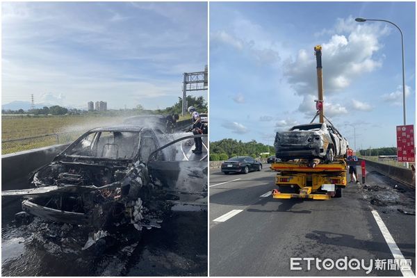 ▲高雄市消防局到場撲滅火勢。(圖/記者吳奕靖翻攝)