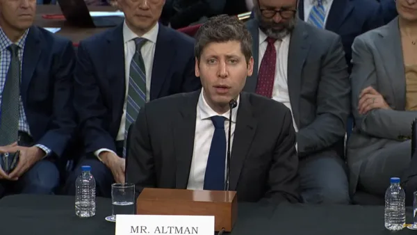 ▲▼OpenAI執行長奧特曼(Sam Altman)於美國時間5月8日出席美國參議院商務。(圖/YouTube@CNBCtelevision)