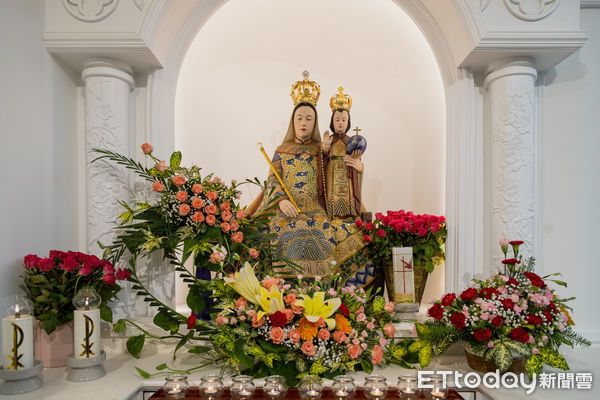 ▲▼ 嘉義縣長翁章梁與浦英雄主教主持中華聖母朝聖地聖堂啟用大典 。(圖/嘉義縣政府提供)