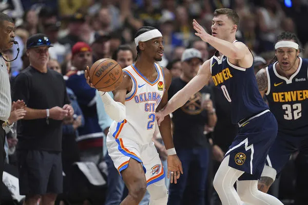 ▲▼雷霆一哥吉爾吉斯-亞歷山大;金塊莫瑞、布勞恩 。(圖/達志影像/美聯社)