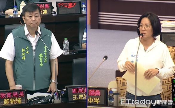 ▲台南市議會13日針對教育局報告展開質詢,國民黨團要求重視震災校舍重建與自由學區改制引發的家長憂慮。(記者林東良翻攝,下同)
