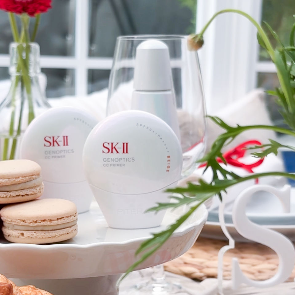 SK-II,AHRES,防曬,潤色,CC霜,彩妝。(圖/記者李薇攝、品牌提供)