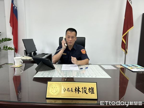 ▲潮州警分局長林俊雄分享資源回收被騙案例 。(圖/記者陳崑福翻攝)